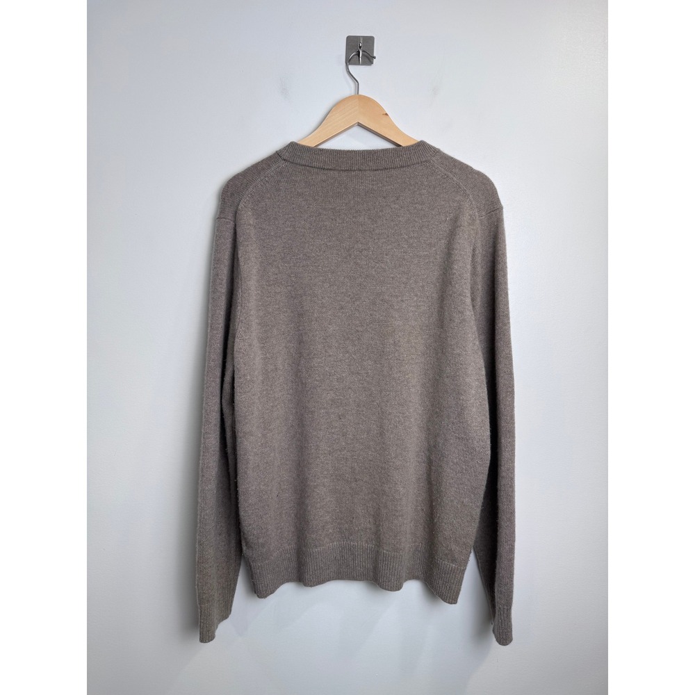 J.Crew Men Brown Cashmere Crewneck Sweater CB520 Medium - Picture 2 of 7